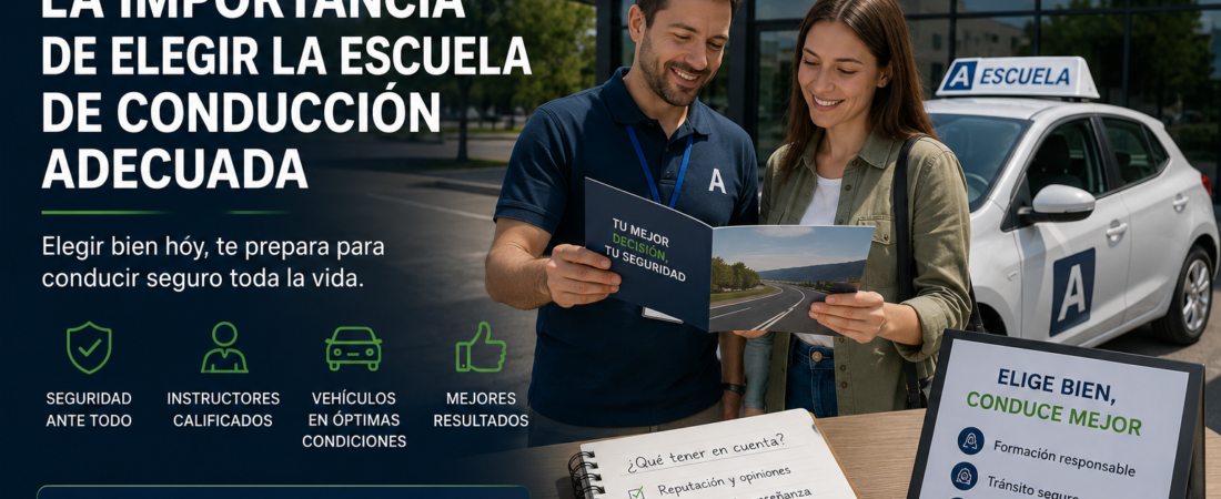 La importancia de elegir la escuela de conducción adecuada