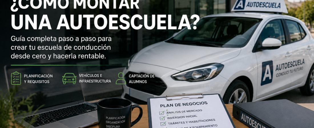 COMO MONTAR UN AUTOESCUELA
