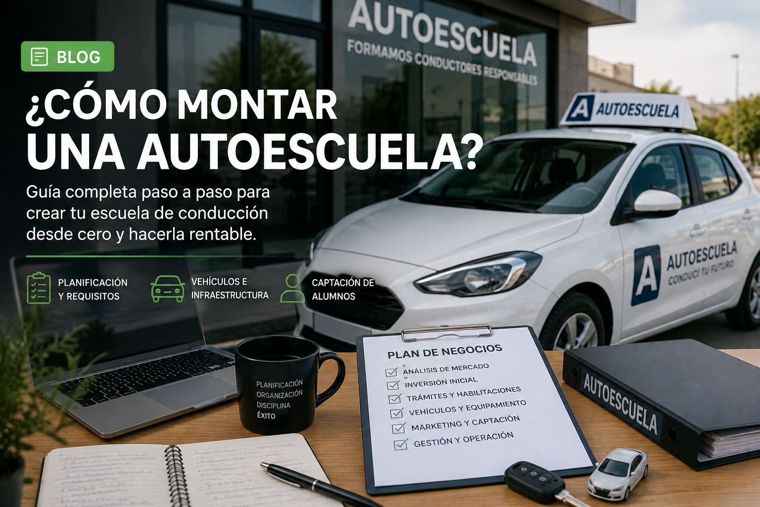 COMO MONTAR UN AUTOESCUELA